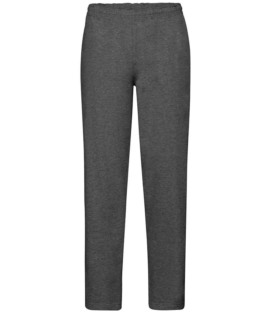 Fruit of the Loom Classic Open Hem Jog Pants - Dark Heather (SS13)