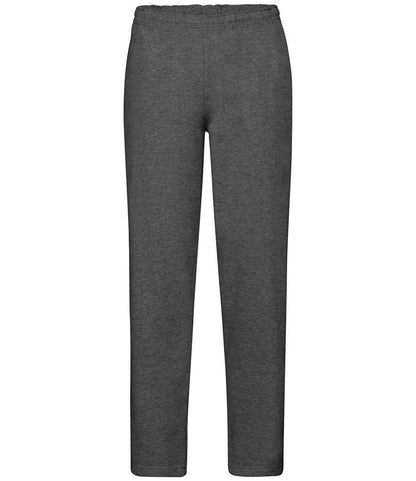 Fruit of the Loom Classic Open Hem Jog Pants - Dark Heather (SS13)