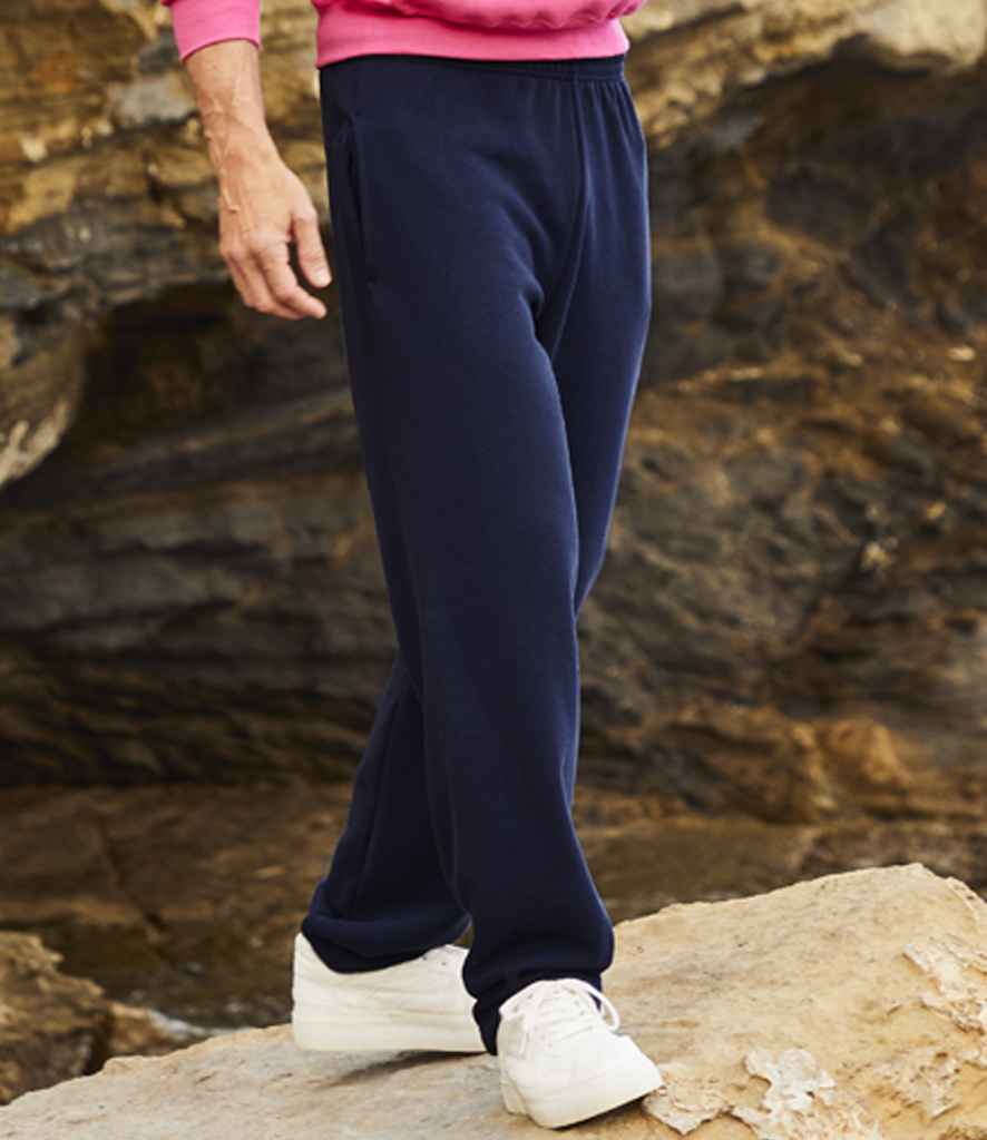 Fruit of the Loom Classic Open Hem Jog Pants - Deep Navy (SS13)