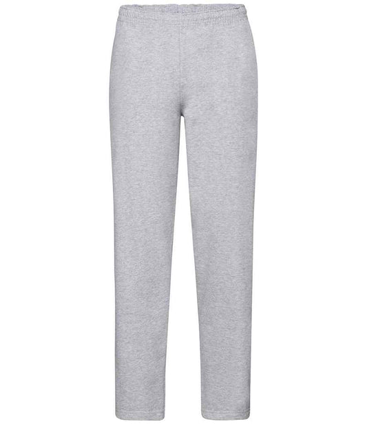 Fruit of the Loom Classic Open Hem Jog Pants - Heather Grey (SS13)