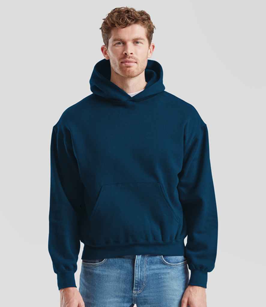 Fruit of the Loom Supercotton™ Hooded Sweatshirt - Mountain Blue (SS142)