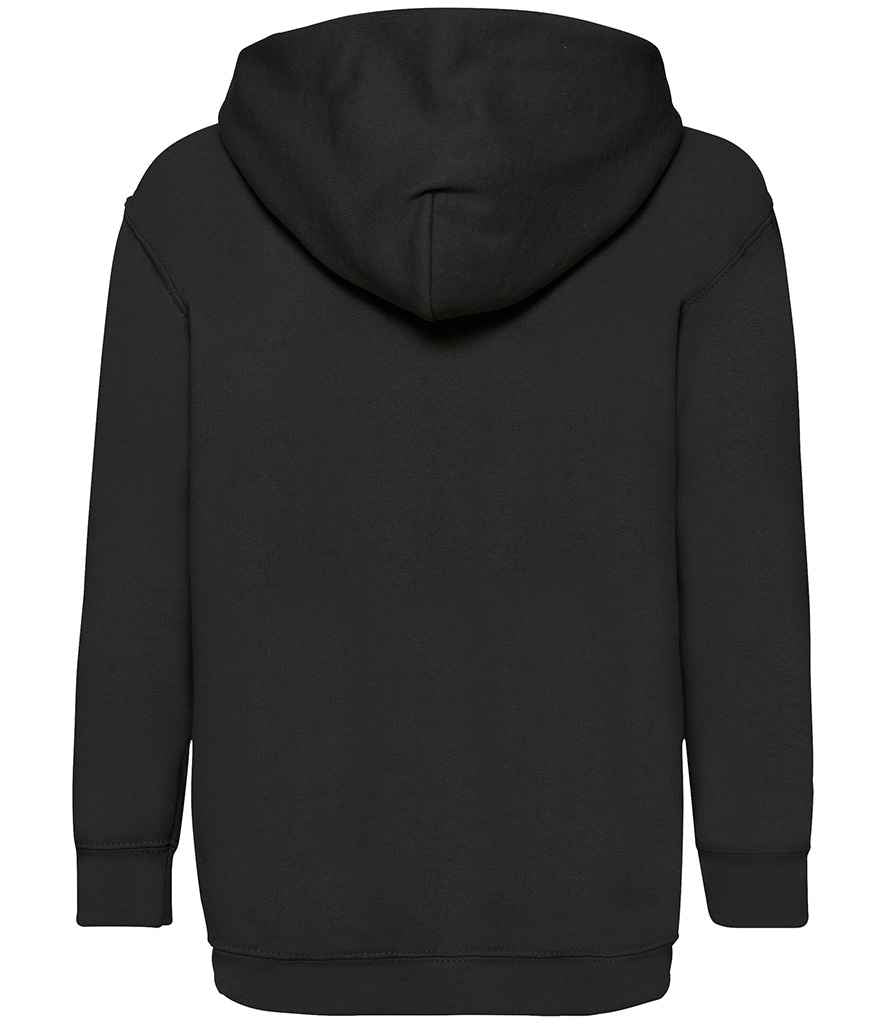Fruit of the Loom Kids Classic Hooded Sweatshirt - Black (SS14B)