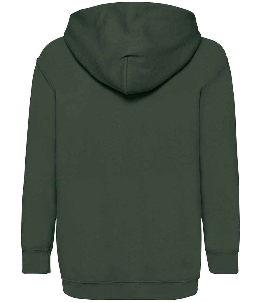 Fruit of the Loom Kids Classic Hooded Sweatshirt - Bottle Green (SS14B)