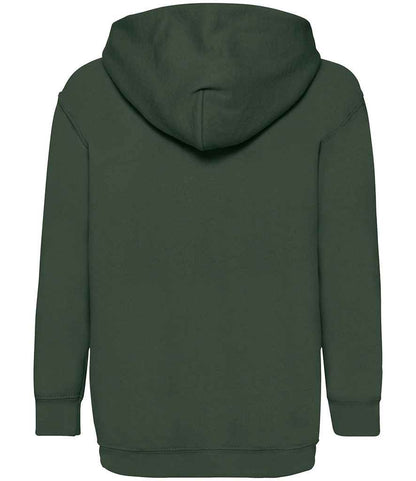 Fruit of the Loom Kids Classic Hooded Sweatshirt - Bottle Green (SS14B)