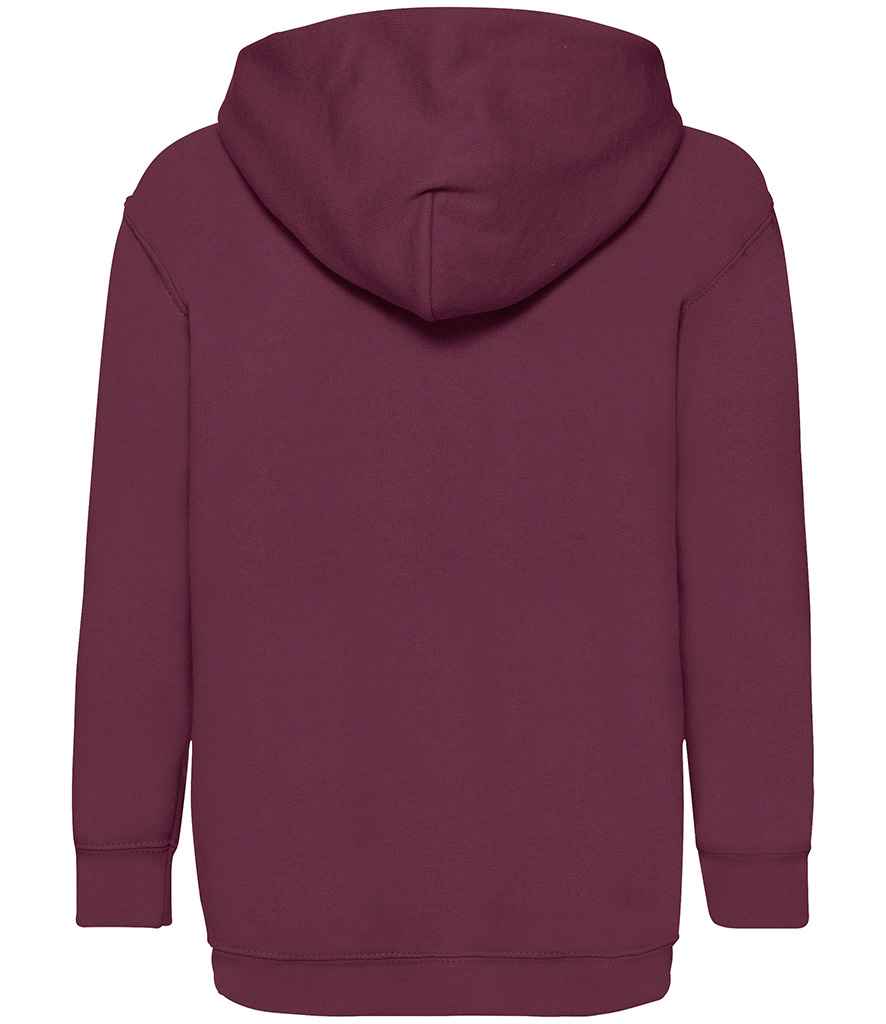 Fruit of the Loom Kids Classic Hooded Sweatshirt - Burgundy (SS14B)