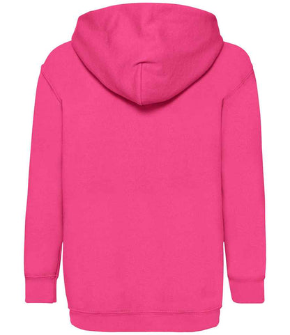 Fruit of the Loom Kids Classic Hooded Sweatshirt - Fuchsia (SS14B)