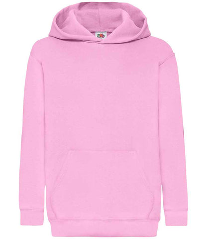 Fruit of the Loom Kids Classic Hooded Sweatshirt - Light Pink (SS14B)