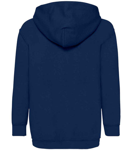 Fruit of the Loom Kids Classic Hooded Sweatshirt - Navy (SS14B)