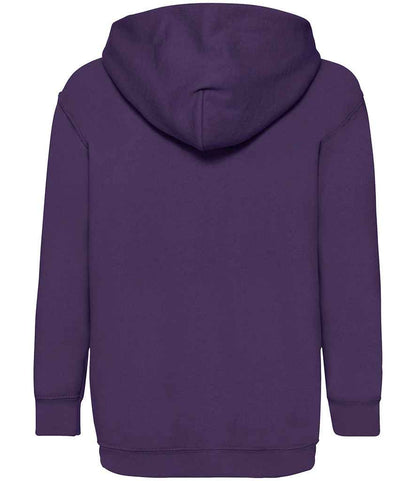 Fruit of the Loom Kids Classic Hooded Sweatshirt - Purple (SS14B)