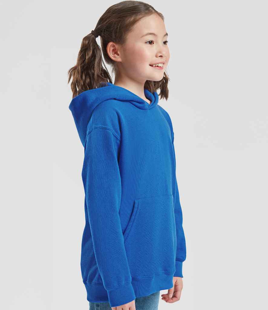 Fruit of the Loom Kids Classic Hooded Sweatshirt - Royal Blue (SS14B)