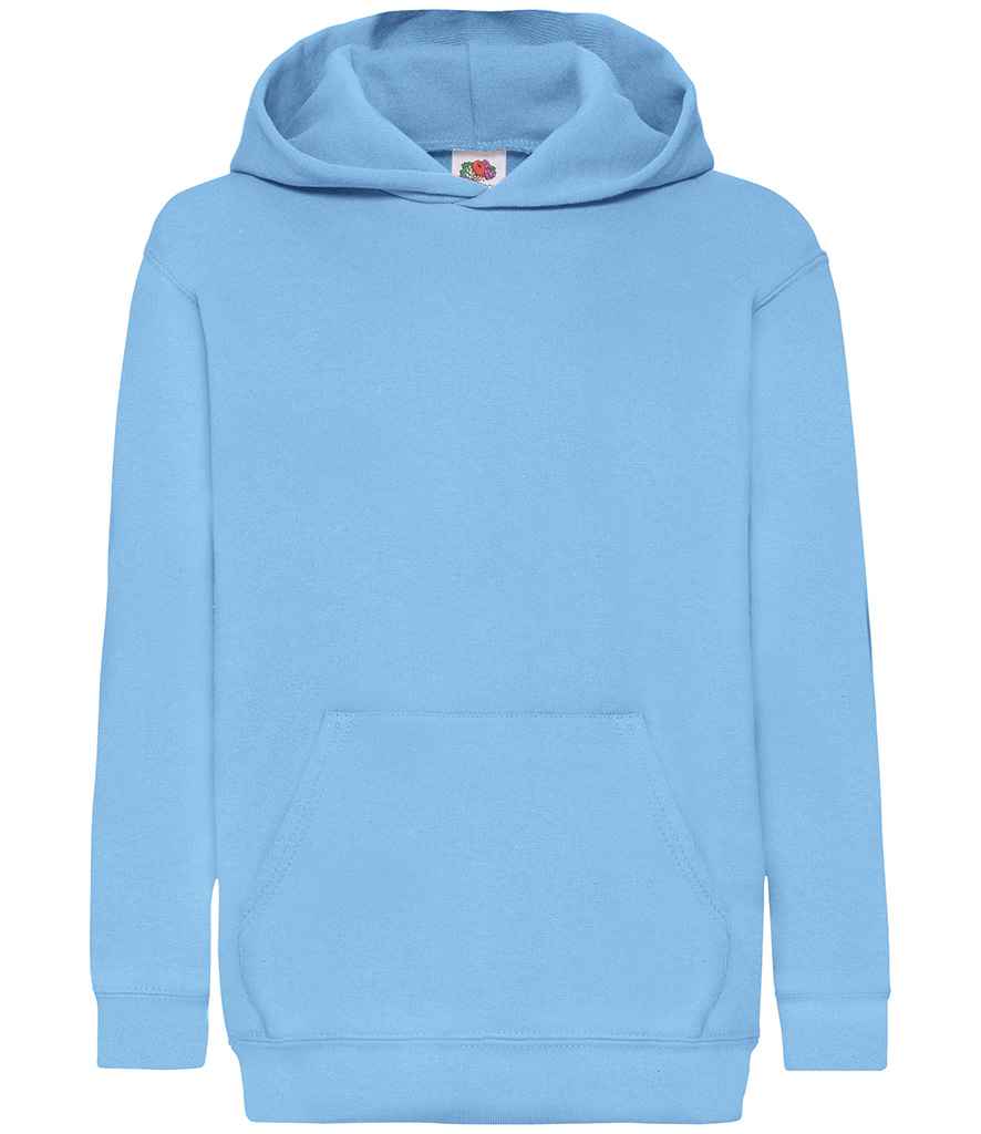 Fruit of the Loom Kids Classic Hooded Sweatshirt - Sky Blue (SS14B)