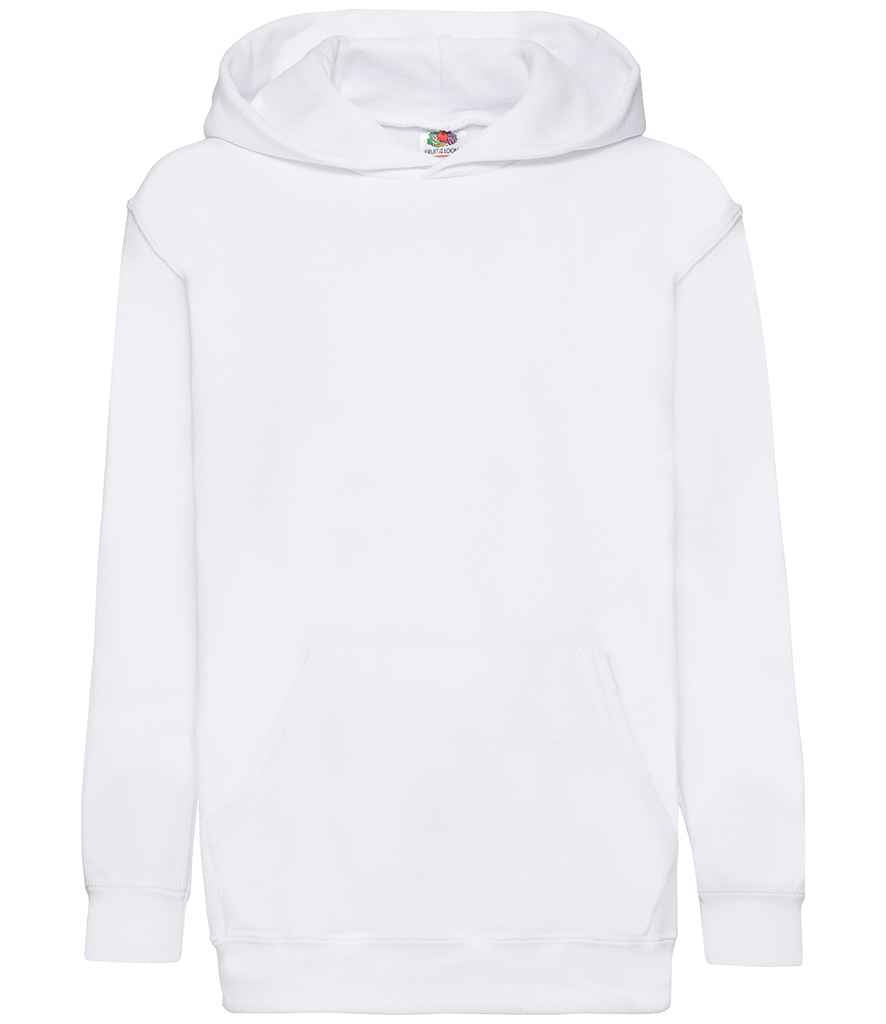 Fruit of the Loom Kids Classic Hooded Sweatshirt - White (SS14B)