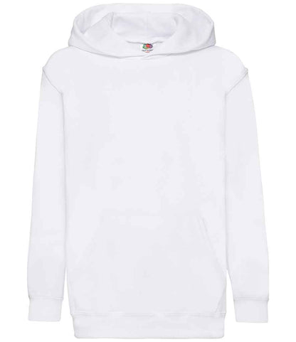Fruit of the Loom Kids Classic Hooded Sweatshirt - White (SS14B)