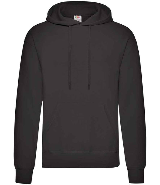 Fruit of the Loom Classic Hooded Sweatshirt - Black (SS14)