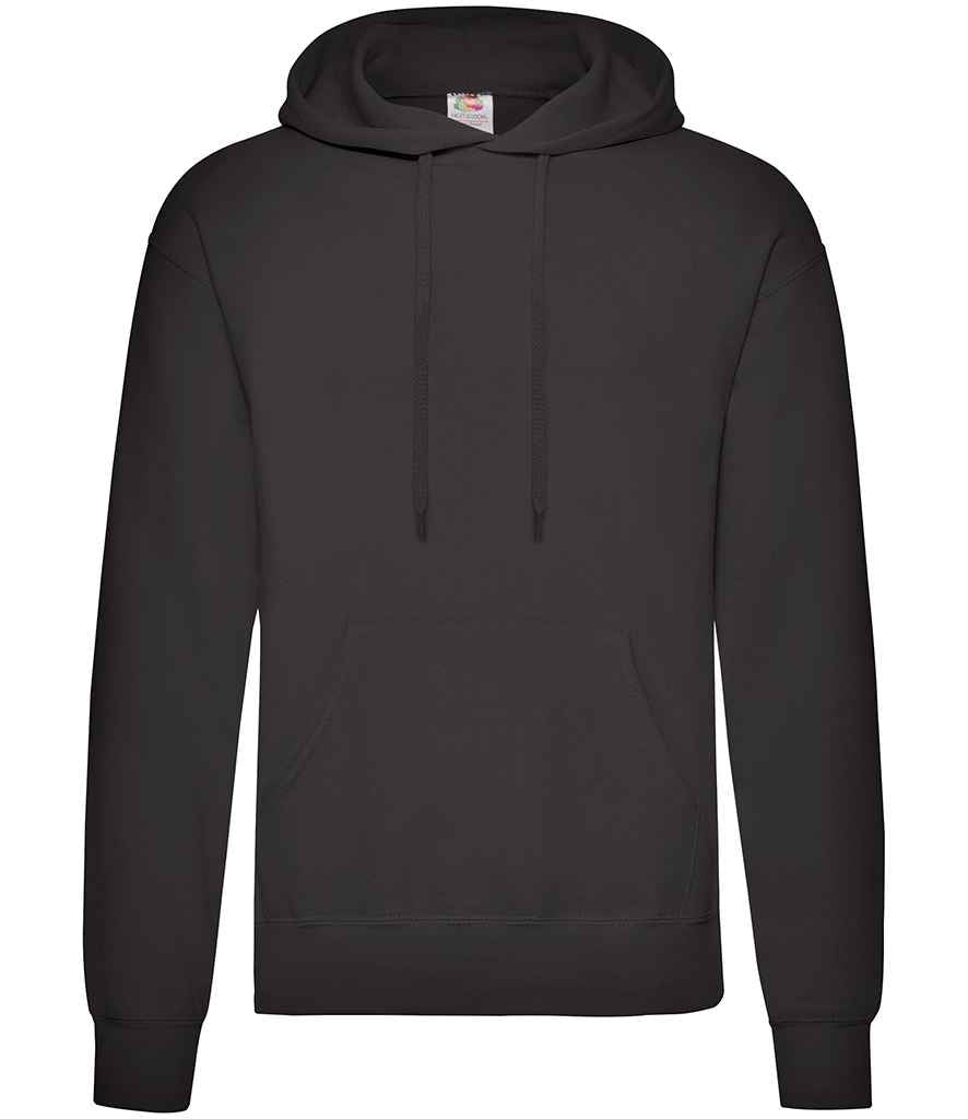 Fruit of the Loom Supercotton™ Hooded Sweatshirt - Black (SS142)