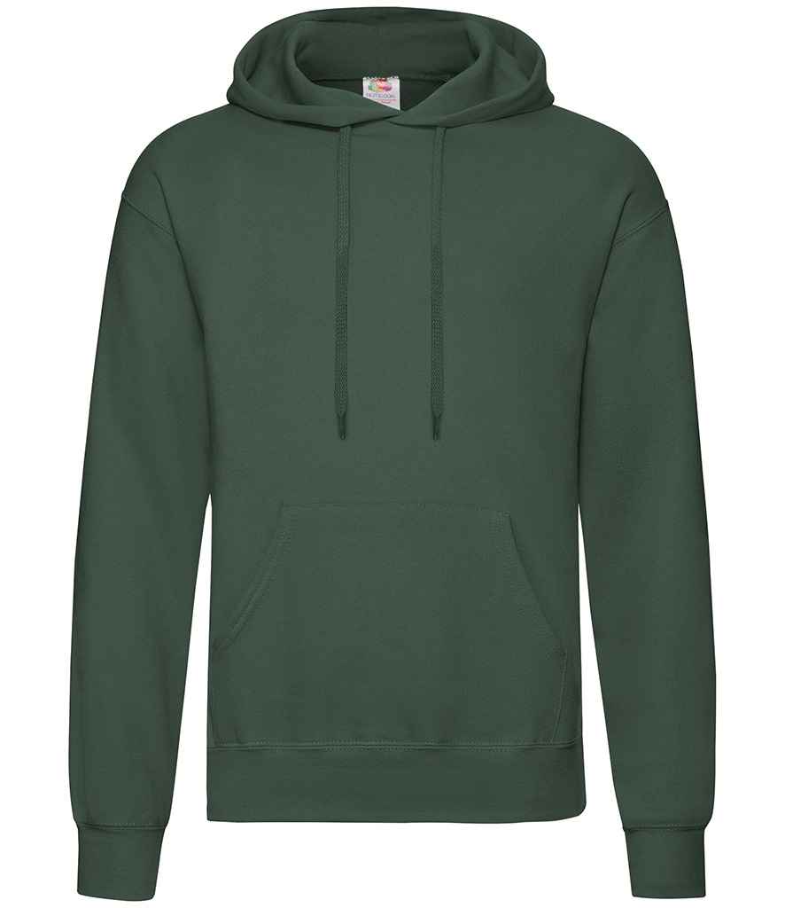 Fruit of the Loom Classic Hooded Sweatshirt - Bottle Green (SS14)