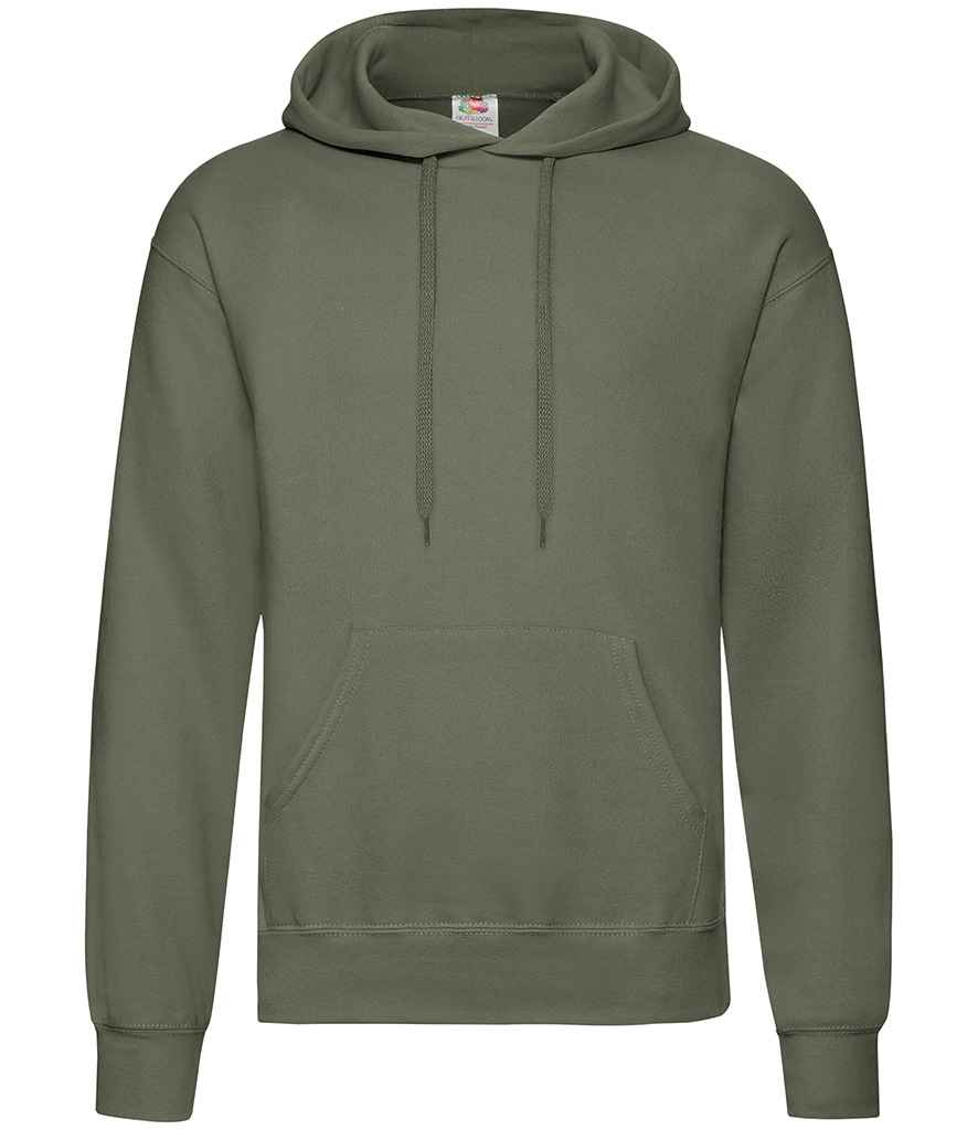 Fruit of the Loom Classic Hooded Sweatshirt - Classic Olive (SS14)
