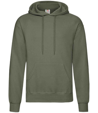 Fruit of the Loom Classic Hooded Sweatshirt - Classic Olive (SS14)