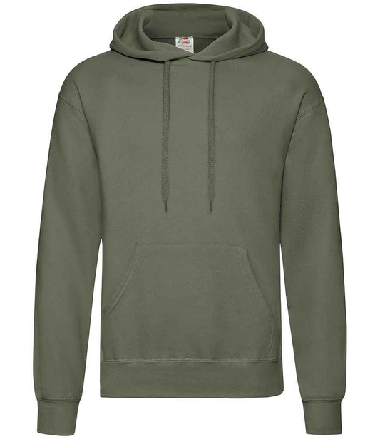 Fruit of the Loom Classic Hooded Sweatshirt - Classic Olive (SS14)