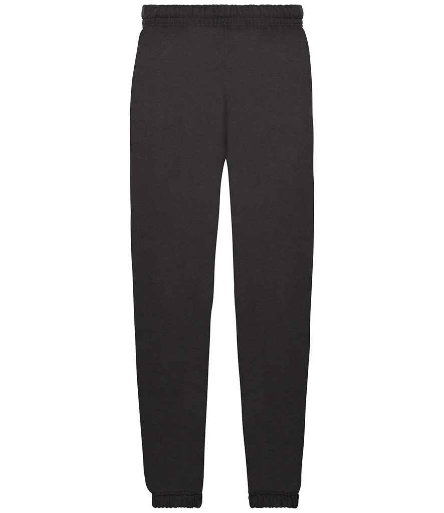 Fruit of the Loom Kids Elasticated Hem Jog Pants - Black (SS15B)