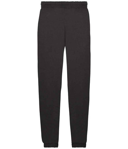 Fruit of the Loom Kids Elasticated Hem Jog Pants - Black (SS15B)