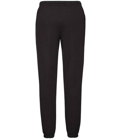 Fruit of the Loom Classic Elasticated Hem Jog Pants - Black (SS15)