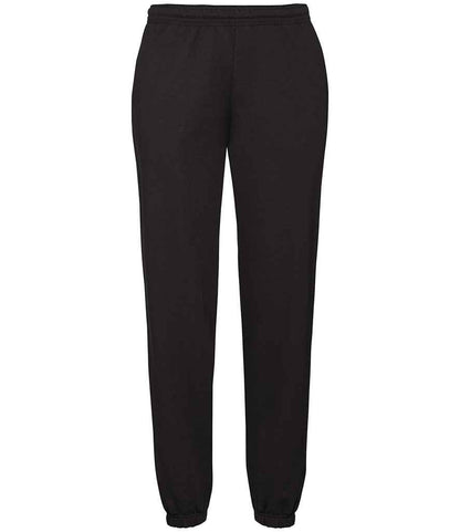 Fruit of the Loom Classic Elasticated Hem Jog Pants - Black (SS15)