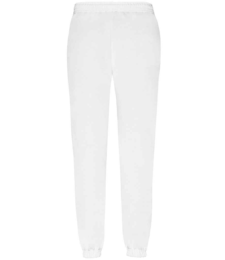 Fruit of the Loom Classic Elasticated Hem Jog Pants - White (SS15)