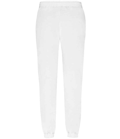 Fruit of the Loom Classic Elasticated Hem Jog Pants - White (SS15)
