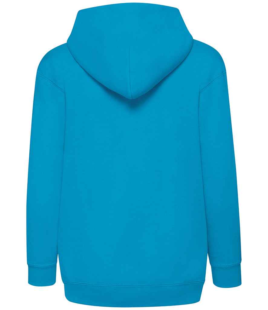 Fruit of the Loom Kids Classic Zip Hooded Sweatshirt - Azure (SS16B)