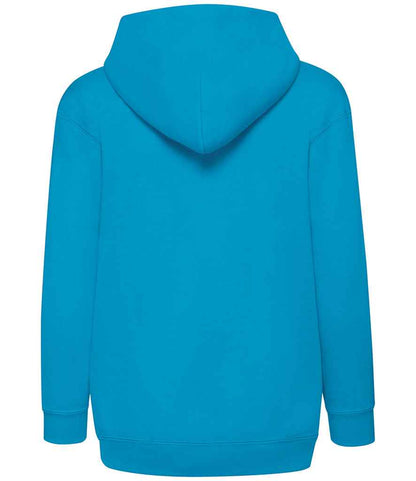 Fruit of the Loom Kids Classic Zip Hooded Sweatshirt - Azure (SS16B)