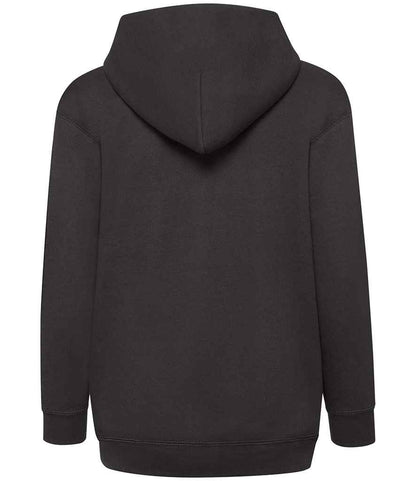 Fruit of the Loom Kids Classic Zip Hooded Sweatshirt - Black (SS16B)