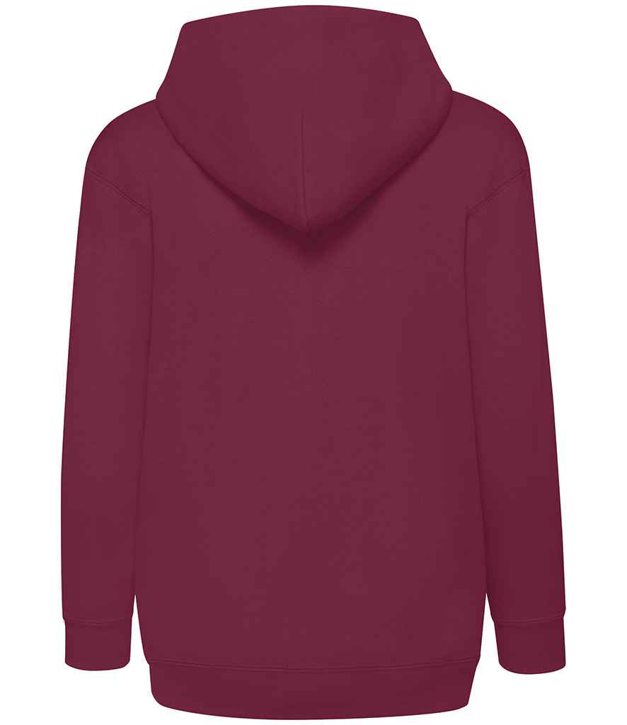 Fruit of the Loom Kids Classic Zip Hooded Sweatshirt - Burgundy (SS16B)