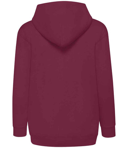 Fruit of the Loom Kids Classic Zip Hooded Sweatshirt - Burgundy (SS16B)