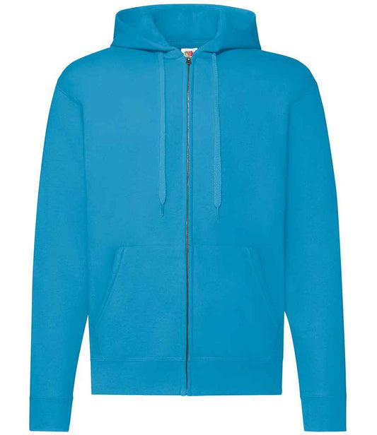 Fruit of the Loom Classic Zip Hooded Sweatshirt - Azure (SS16)