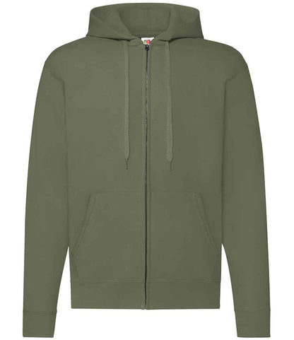 Fruit of the Loom Classic Zip Hooded Sweatshirt - Classic Olive (SS16)