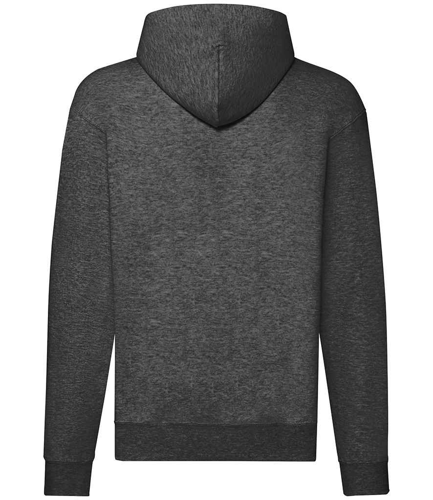 Fruit of the Loom Classic Zip Hooded Sweatshirt - Dark Heather (SS16)