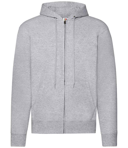 Fruit of the Loom Classic Zip Hooded Sweatshirt - Heather Grey (SS16)