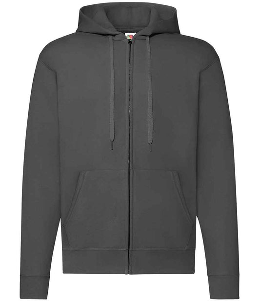 Fruit of the Loom Classic Zip Hooded Sweatshirt - Light Graphite (SS16)