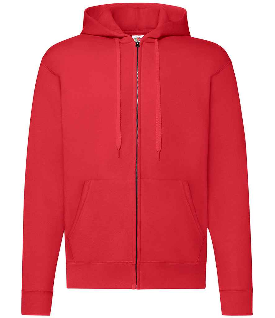 Fruit of the Loom Classic Zip Hooded Sweatshirt - Red (SS16)