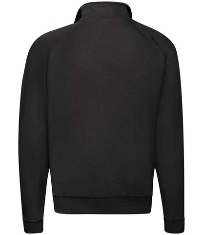 Fruit of the Loom Classic Zip Neck Sweatshirt - Black (SS17)