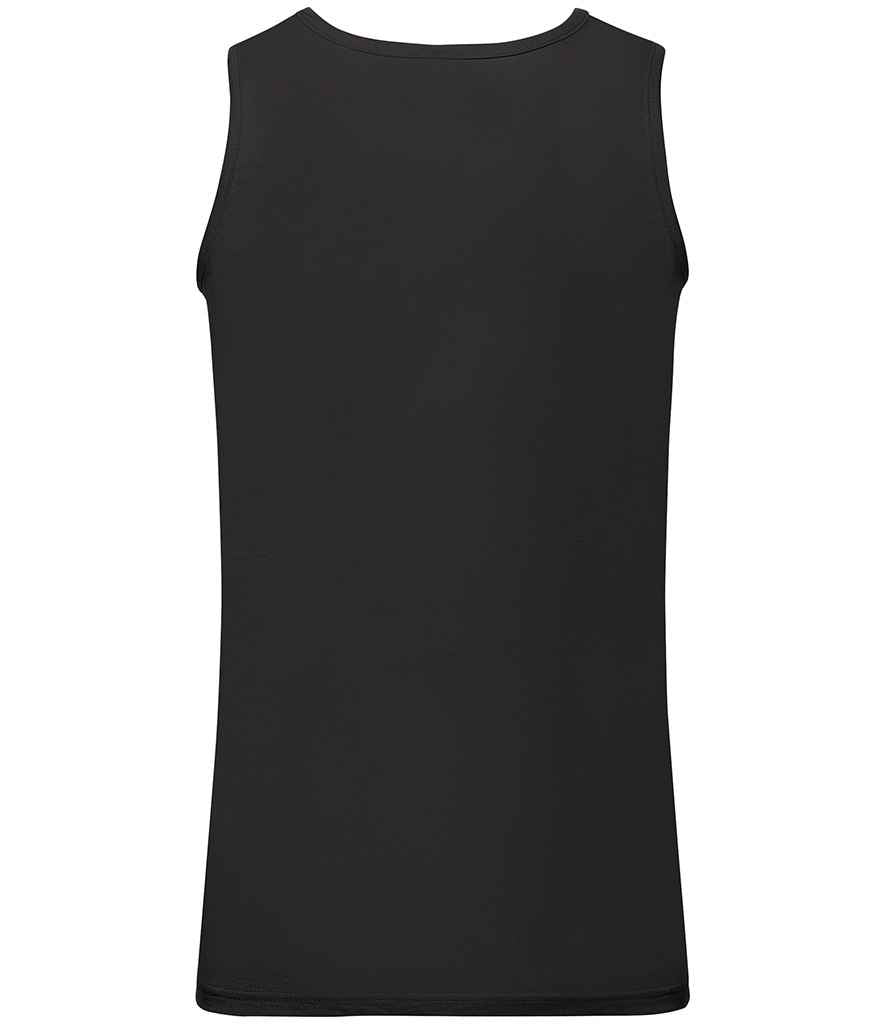 Fruit of the Loom Athletic Vest - Black (SS18)