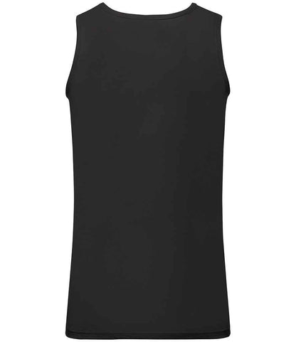 Fruit of the Loom Athletic Vest - Black (SS18)