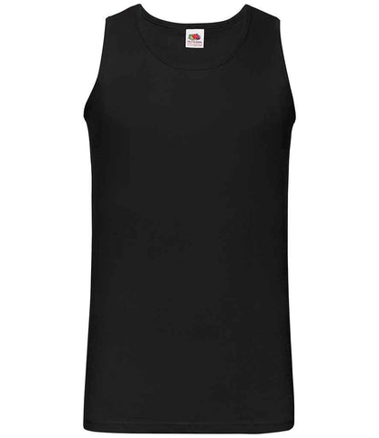 Fruit of the Loom Athletic Vest - Black (SS18)