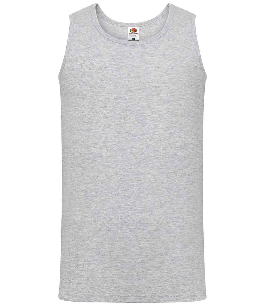 Fruit of the Loom Athletic Vest - Heather Grey (SS18)