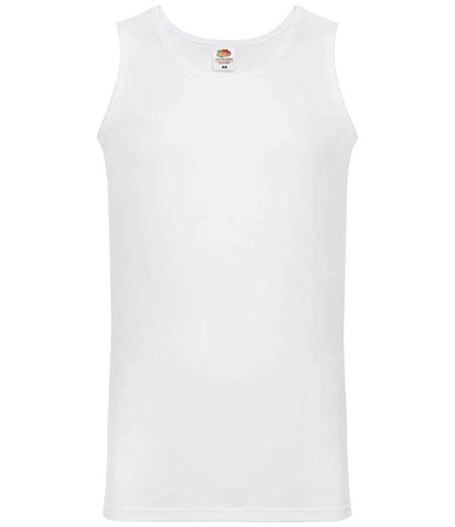 Fruit of the Loom Athletic Vest - White (SS18)