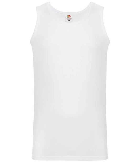 Fruit of the Loom Athletic Vest - White (SS18)