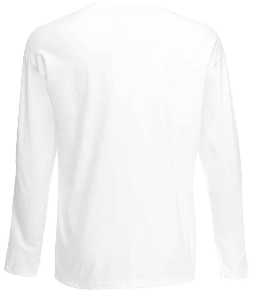 Fruit of the Loom Long Sleeve Value T-Shirt - White (SS21)