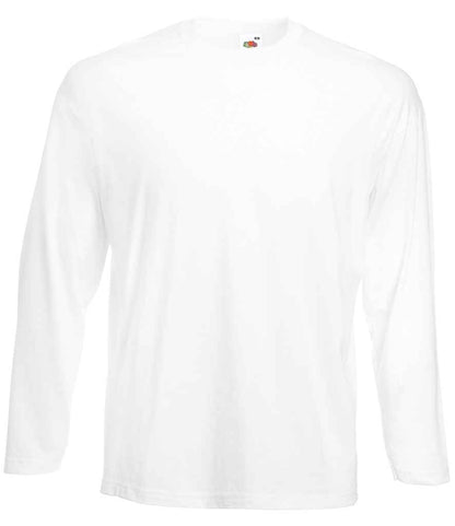 Fruit of the Loom Long Sleeve Value T-Shirt - White (SS21)