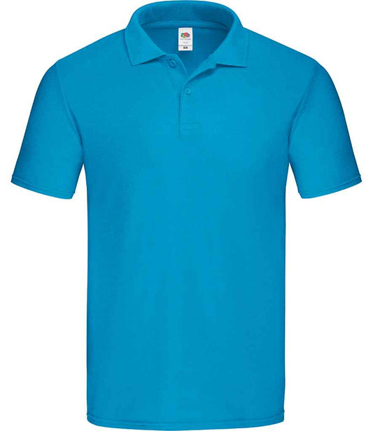 Fruit of the Loom Original Piqué Polo Shirt - Azure (SS229)